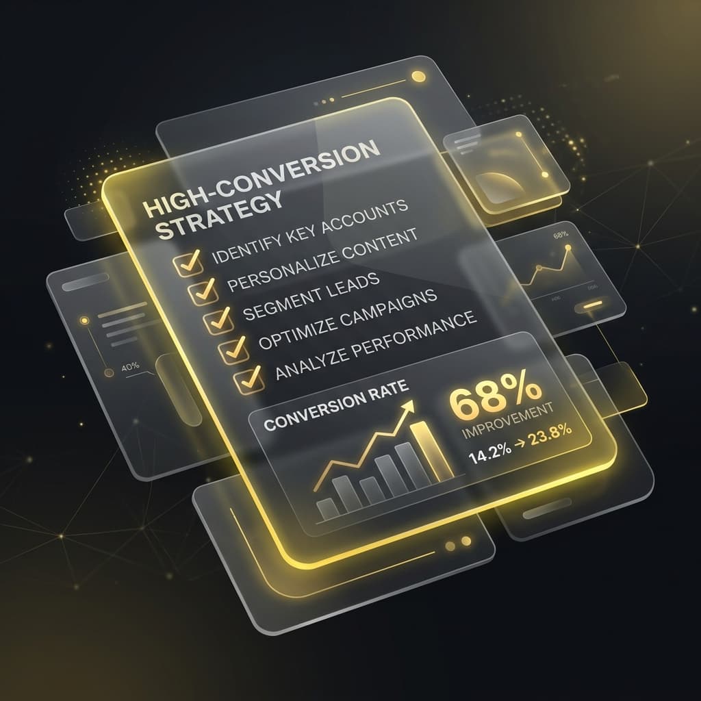Amazon product listing optimization checklist with conversion rate metrics